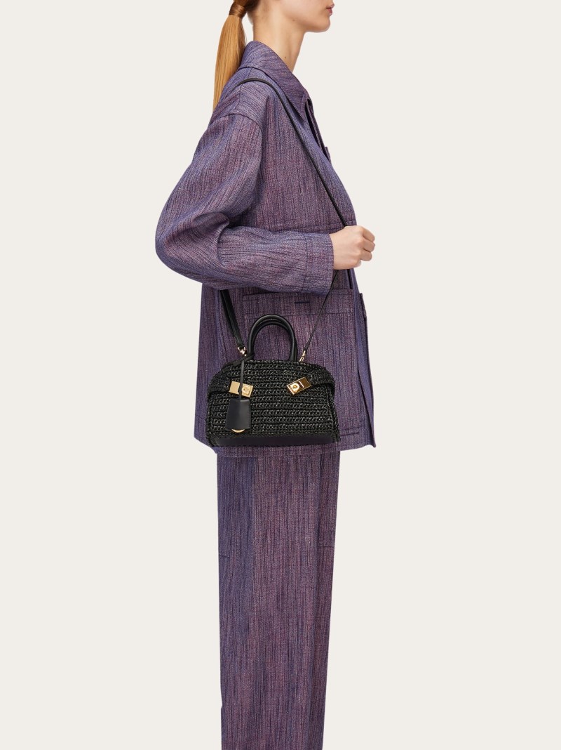 Ferragamo | Women's Hug Handbag - Black