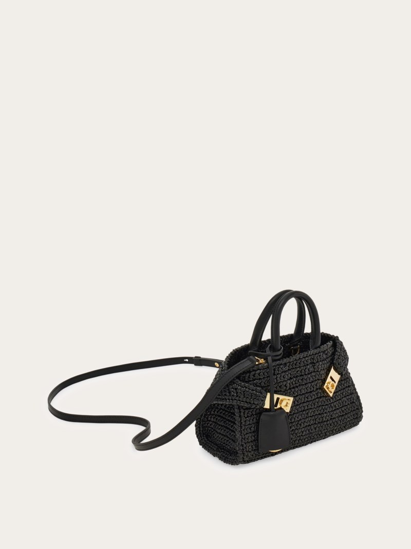 Ferragamo | Women's Hug Handbag - Black