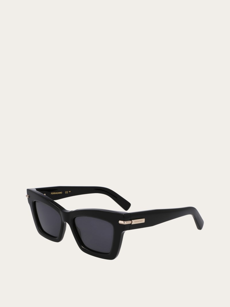 Ferragamo | Women's Sunglasses - Black/Grey