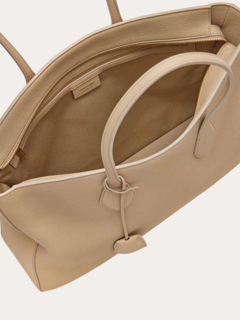 Ferragamo | Women's Tote Bag - Stone