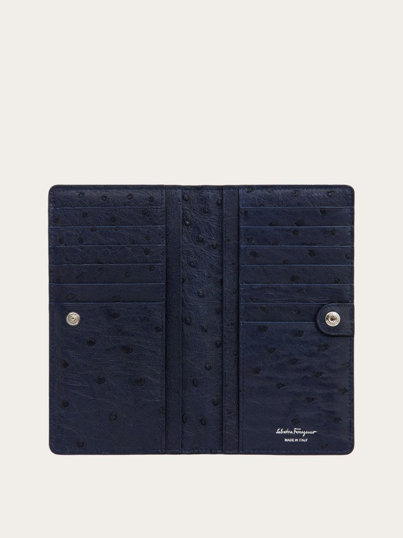 Ferragamo | Women's Gancini Continental Wallet - Midnight Blue
