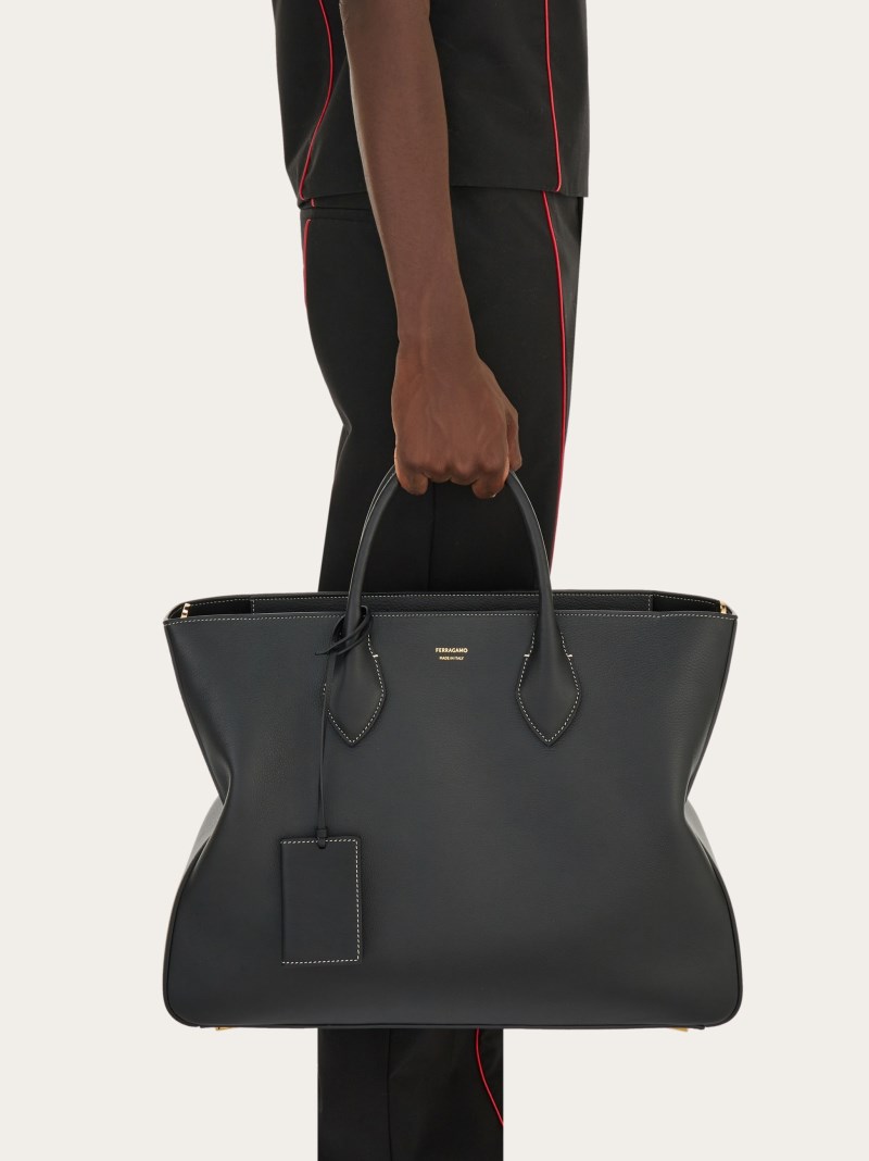 Ferragamo | Men's Tote Bag - Black