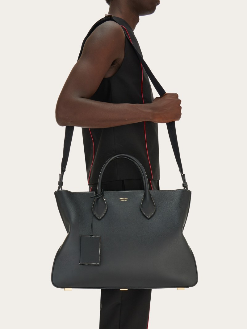 Ferragamo | Men's Tote Bag - Black