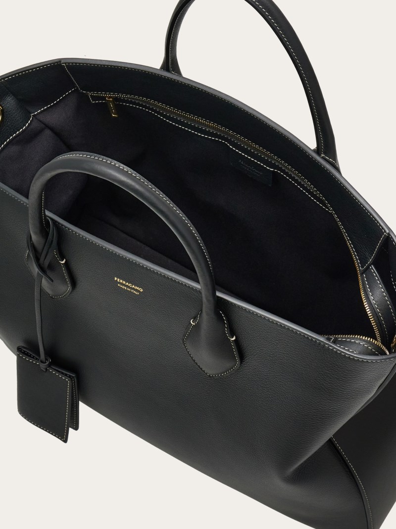 Ferragamo | Men's Tote Bag - Black
