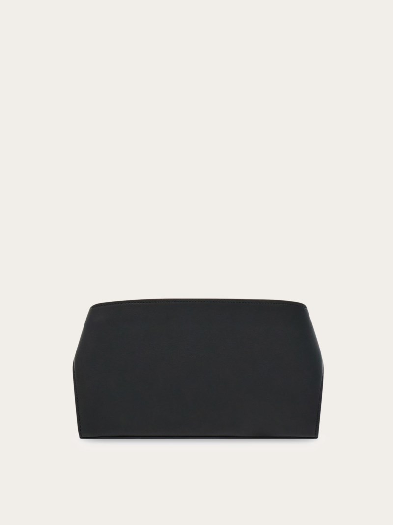 Ferragamo | Women's Hug Mini Bicolor Crossbody Bag - Black/Flame Red