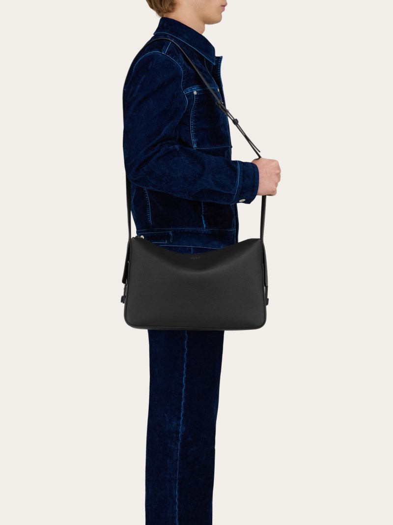 Ferragamo | Men's Crossbody Bag - Black