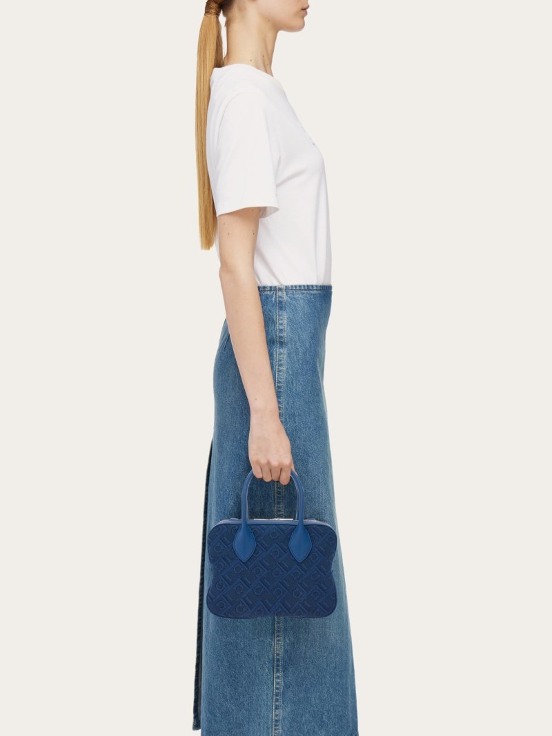 Ferragamo | Women's Handbag - Teal Blue