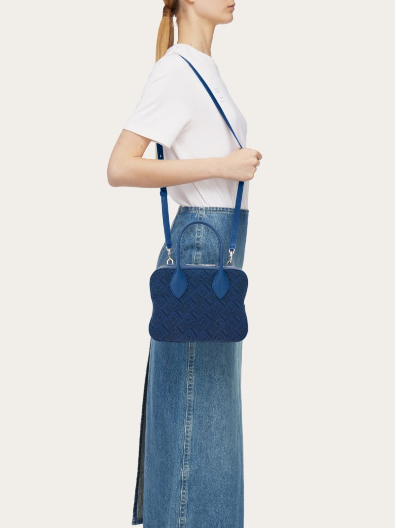 Ferragamo | Women's Handbag - Teal Blue