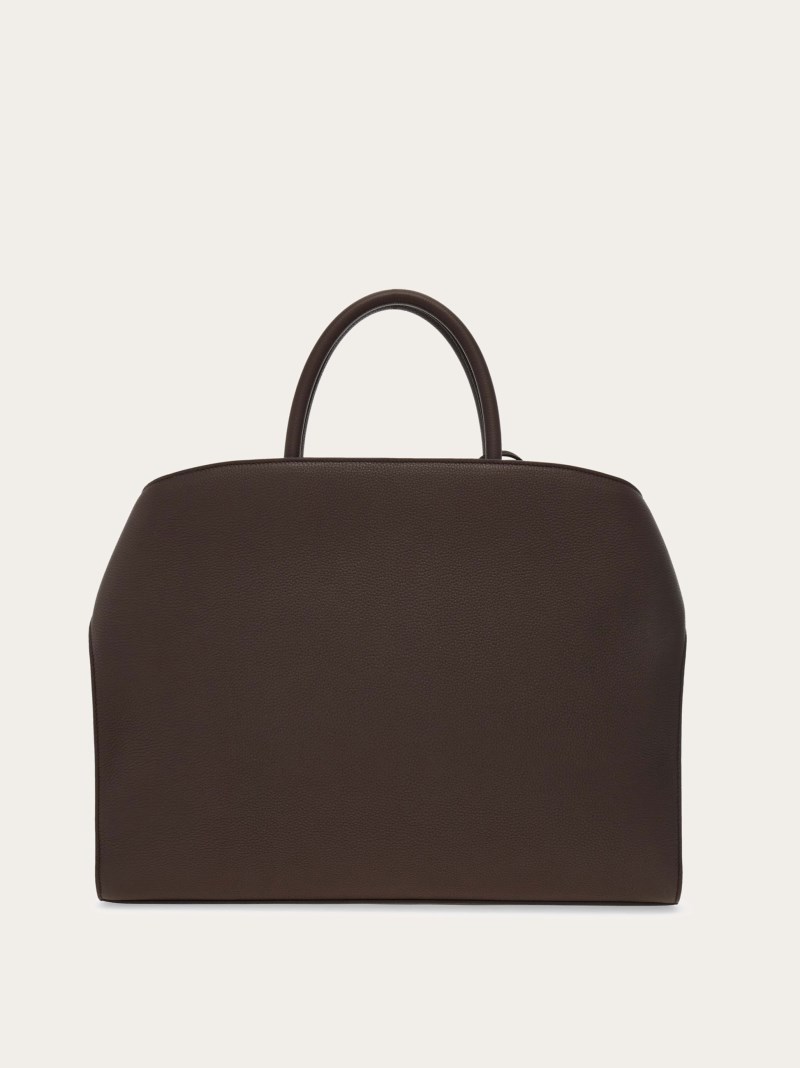 Ferragamo | Men's Hug Briefcase - Testa Di Moro