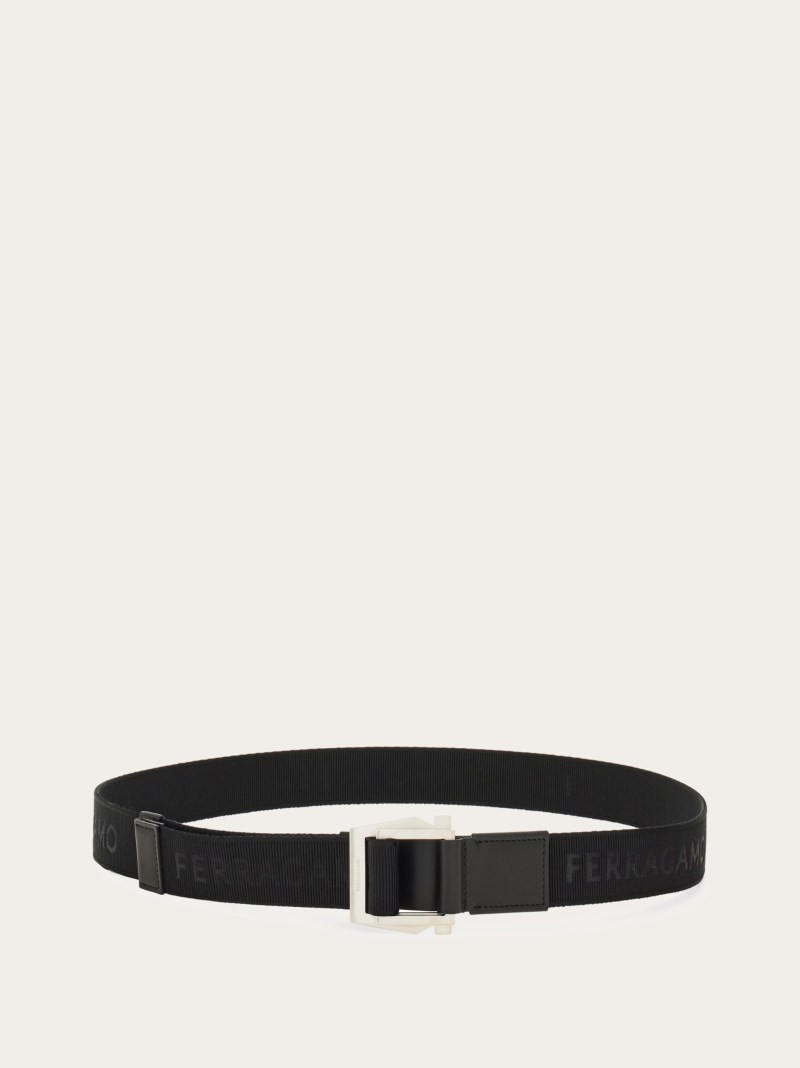 Ferragamo | Men's Belt With Gancini Buckle - Black