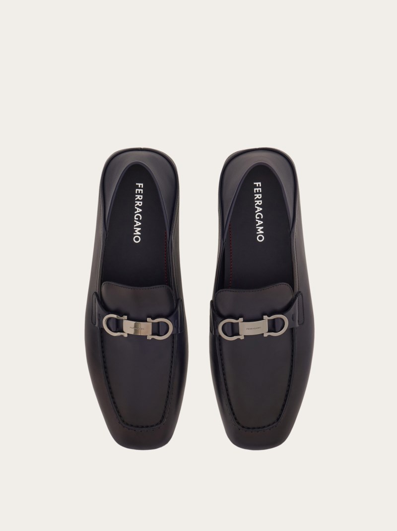 Ferragamo | Men's Hybrid Driver With Gancini Ornament - Navy Blue