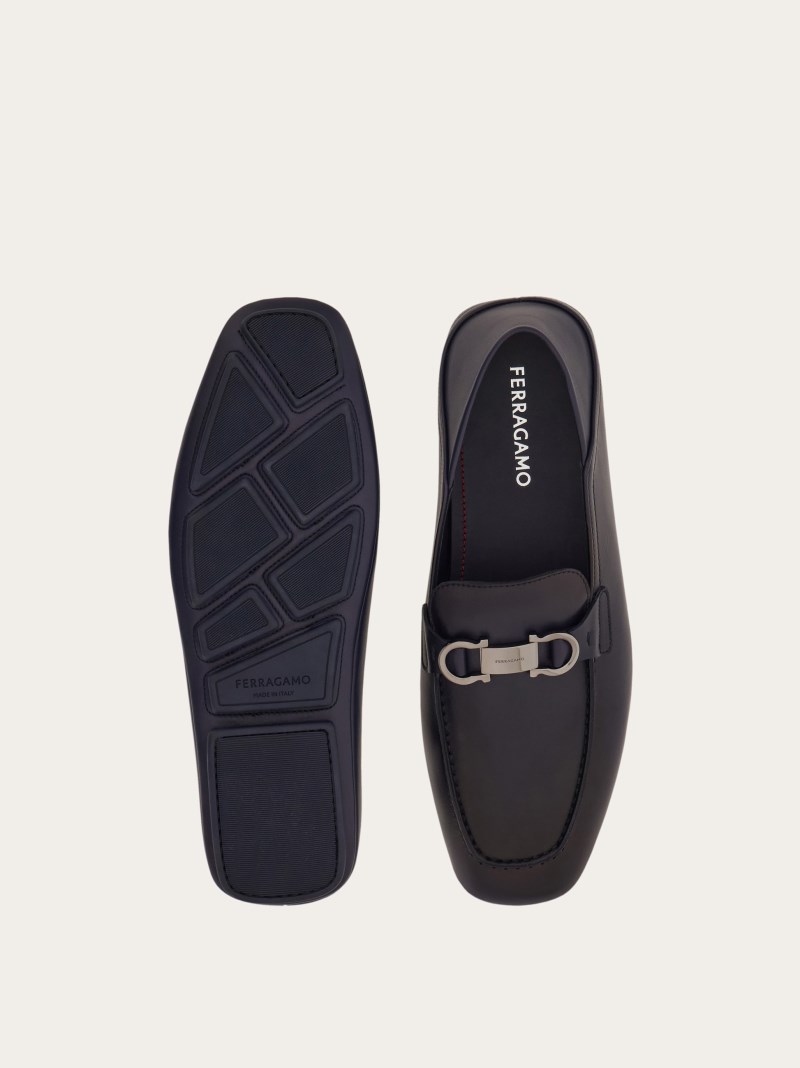 Ferragamo | Men's Hybrid Driver With Gancini Ornament - Navy Blue