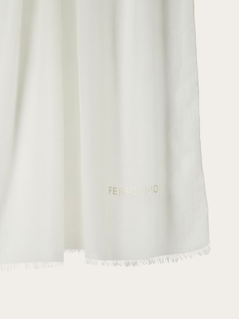 Ferragamo | Women's Cashmere Shawl - Mascarpone