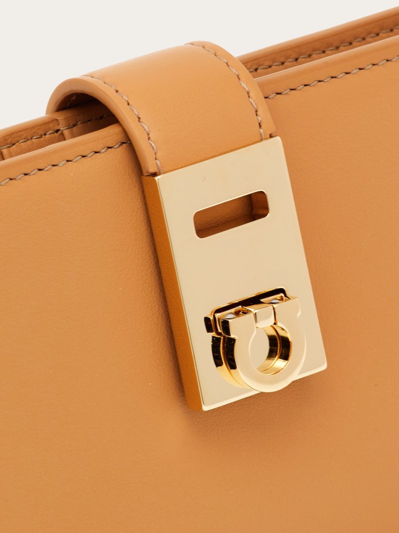 Ferragamo | Women's Hug Continental Wallet - Light Camel