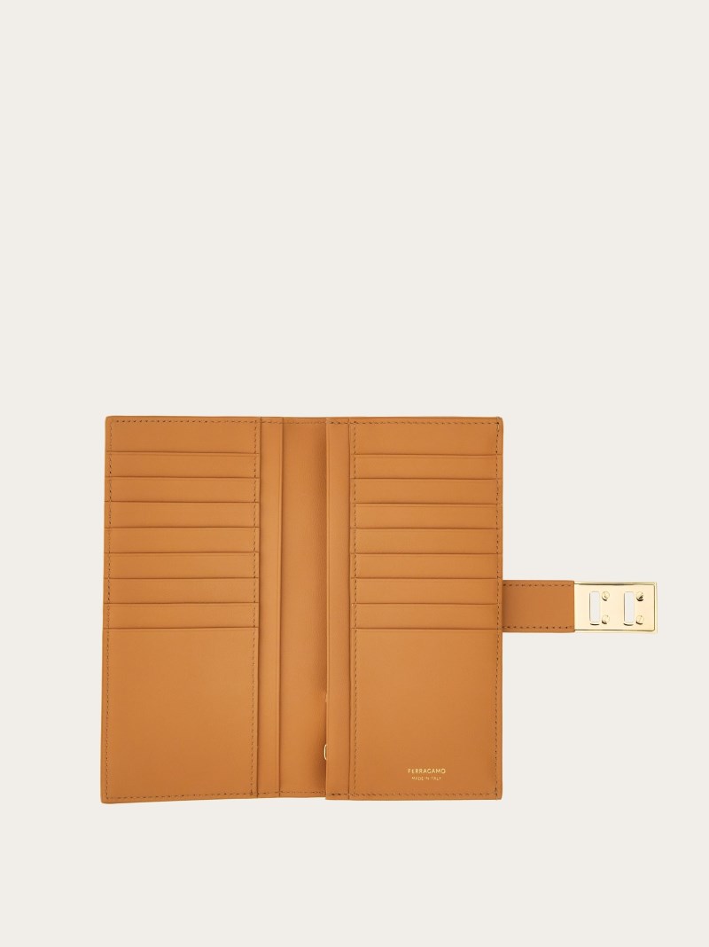 Ferragamo | Women's Hug Continental Wallet - Light Camel