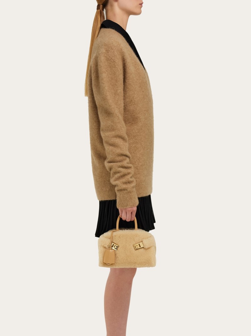 Ferragamo | Women's Hug Handbag - Natural Nude
