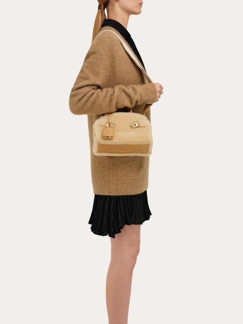 Ferragamo | Women's Hug Handbag - Natural Nude