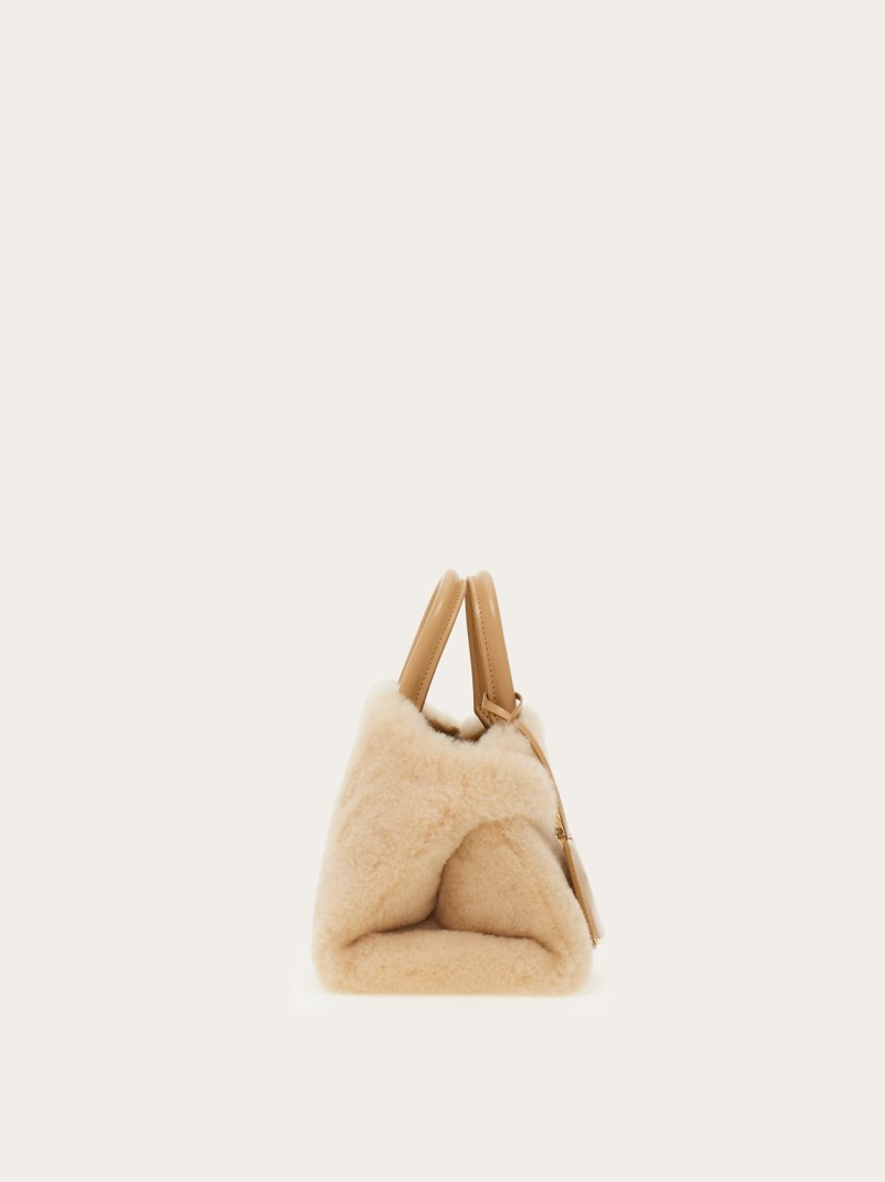 Ferragamo | Women's Hug Handbag - Natural Nude
