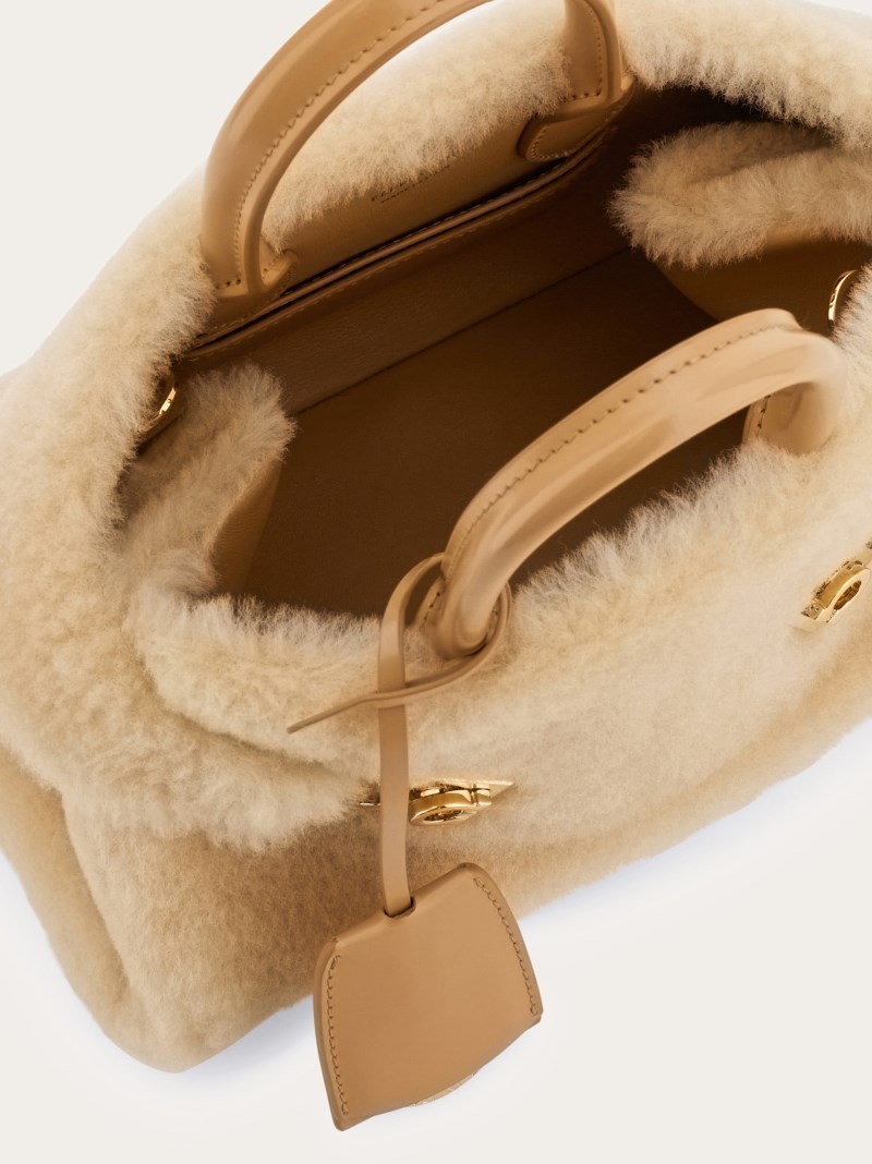 Ferragamo | Women's Hug Handbag - Natural Nude