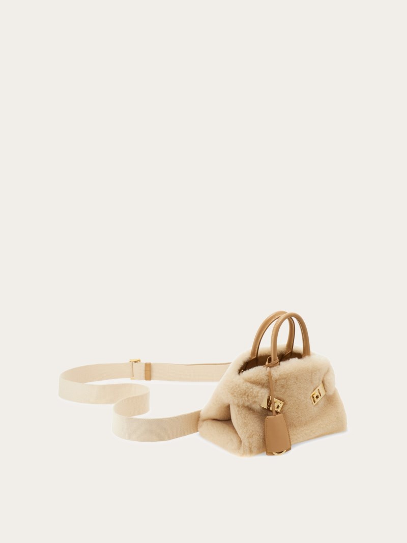 Ferragamo | Women's Hug Handbag - Natural Nude