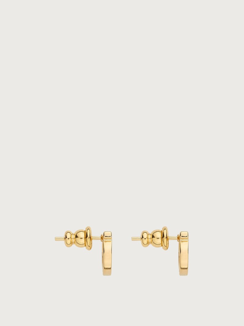 Ferragamo | Women's Gancini Earrings - Gold (S)
