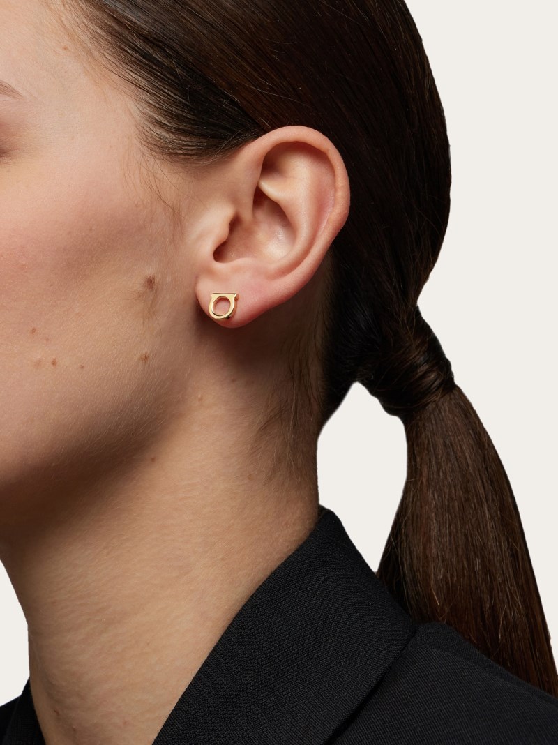 Ferragamo | Women's Gancini Earrings - Gold (S)