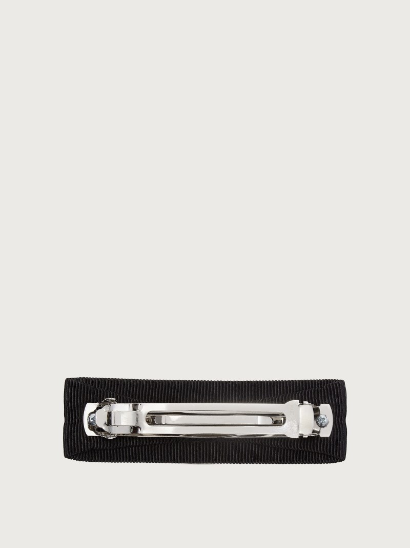 Ferragamo | Women's Vara Bow Hairclip - Black/Silver