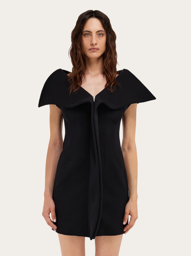 Ferragamo | Women's Stretch Gabardine Sleeveless Jacket - Black