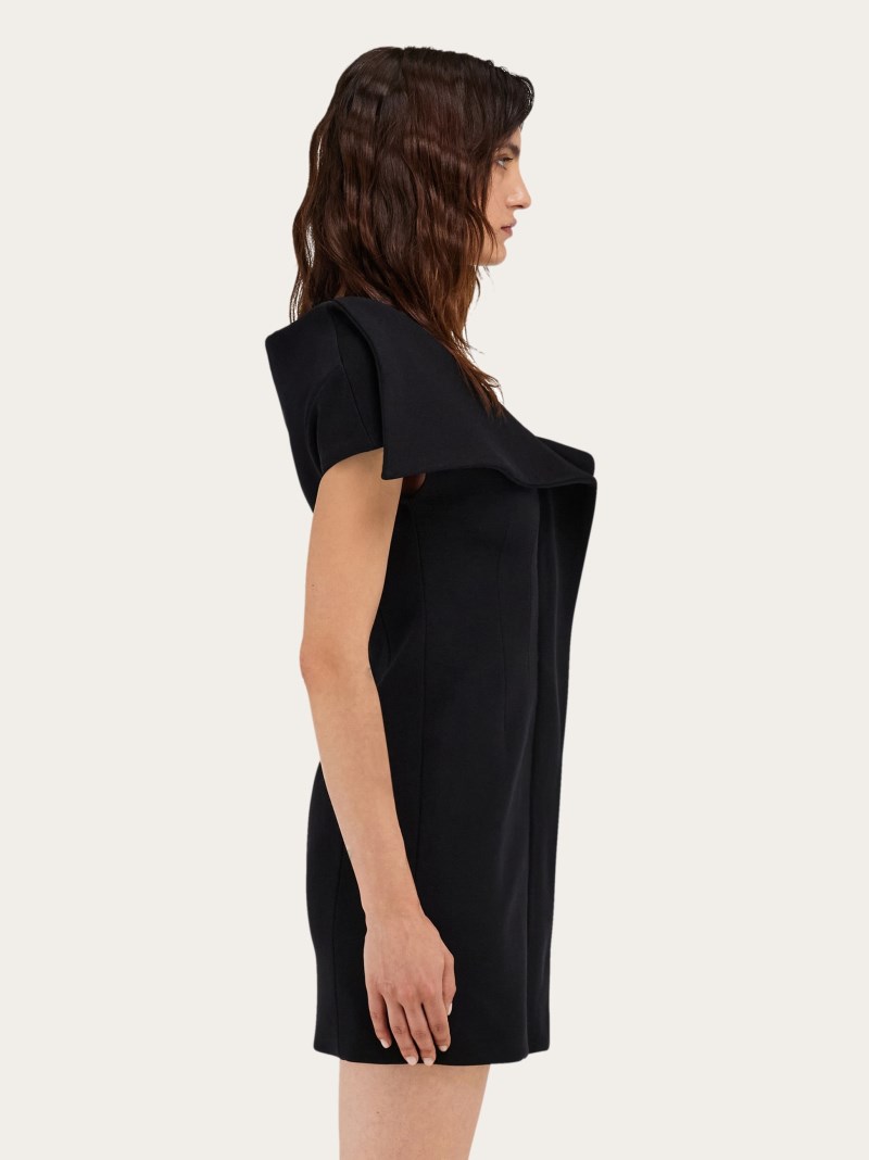 Ferragamo | Women's Stretch Gabardine Sleeveless Jacket - Black