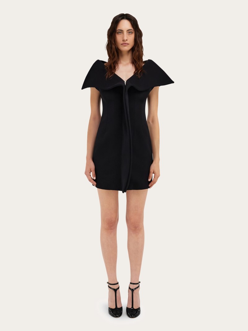Ferragamo | Women's Stretch Gabardine Sleeveless Jacket - Black