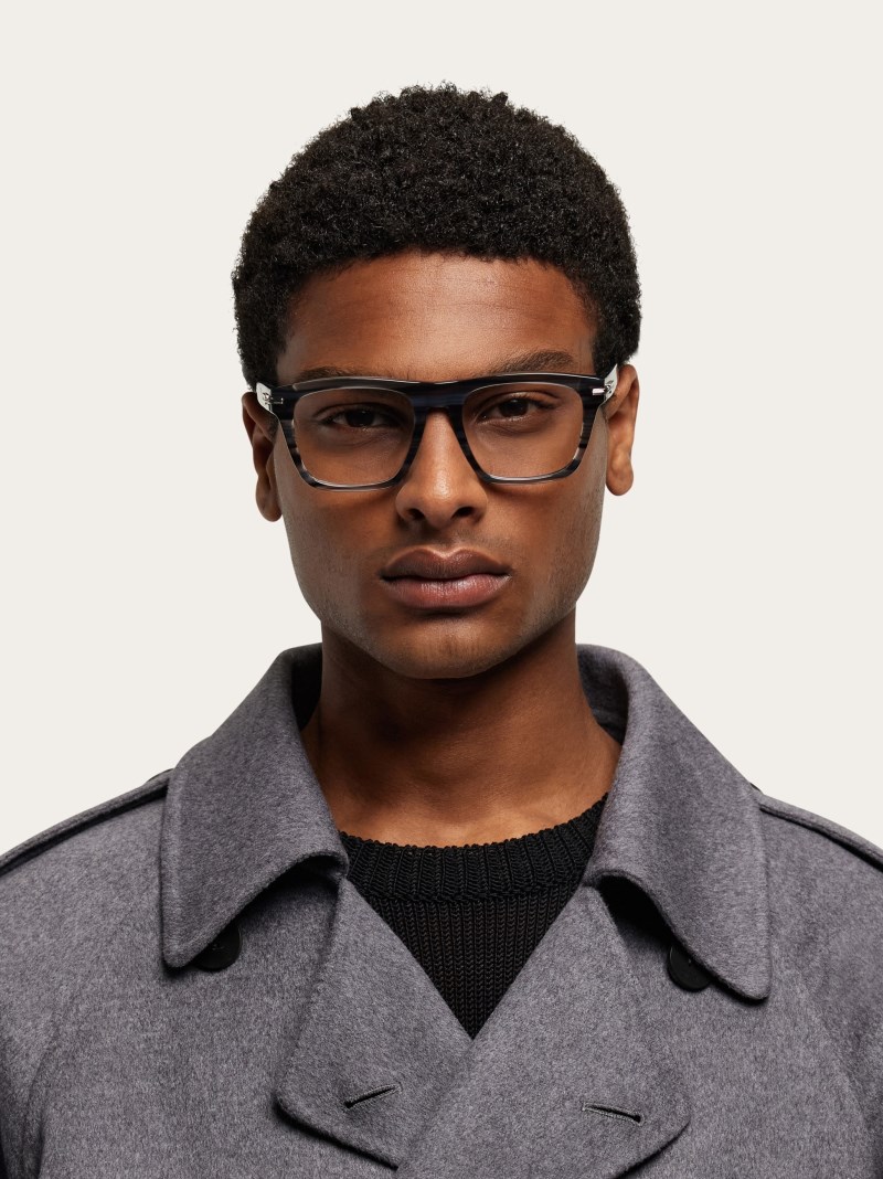 Ferragamo | Men's Optical Glasses - Grey