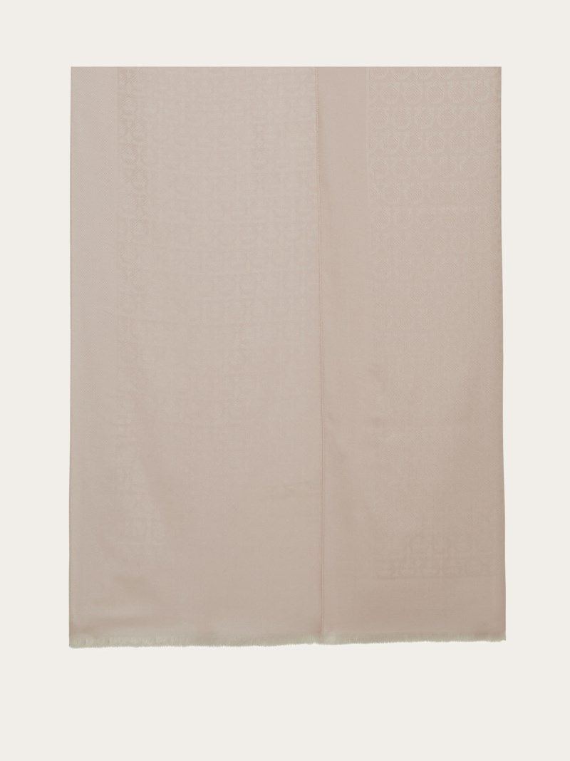 Ferragamo | Women's Gancini Stole - Almond