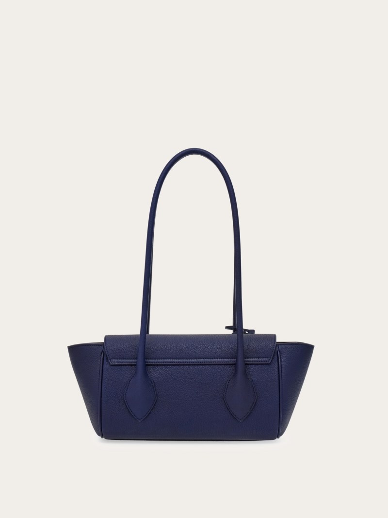 Ferragamo | Women's East-West Tote Bag - Midnight Blue