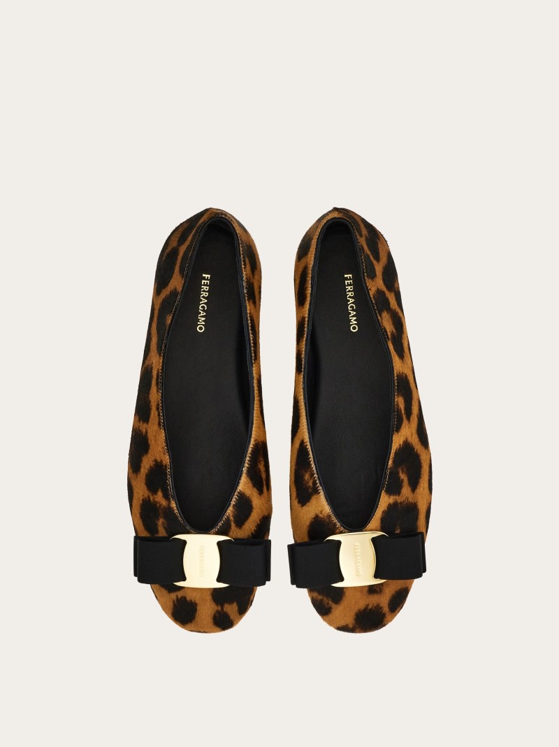 Ferragamo | Women's Vara Bow Ballet Flat - Multicolor