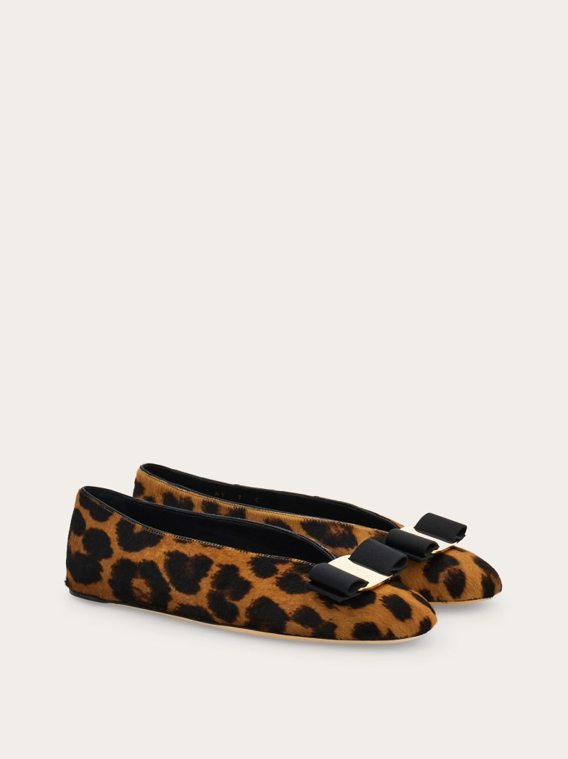 Ferragamo | Women's Vara Bow Ballet Flat - Multicolor