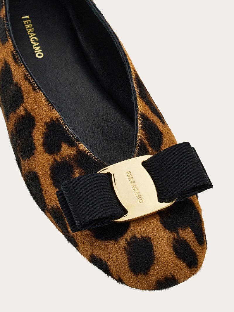 Ferragamo | Women's Vara Bow Ballet Flat - Multicolor