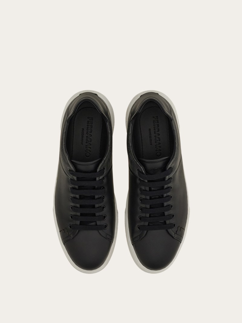 Ferragamo | Men's Low Top Sneaker - Black