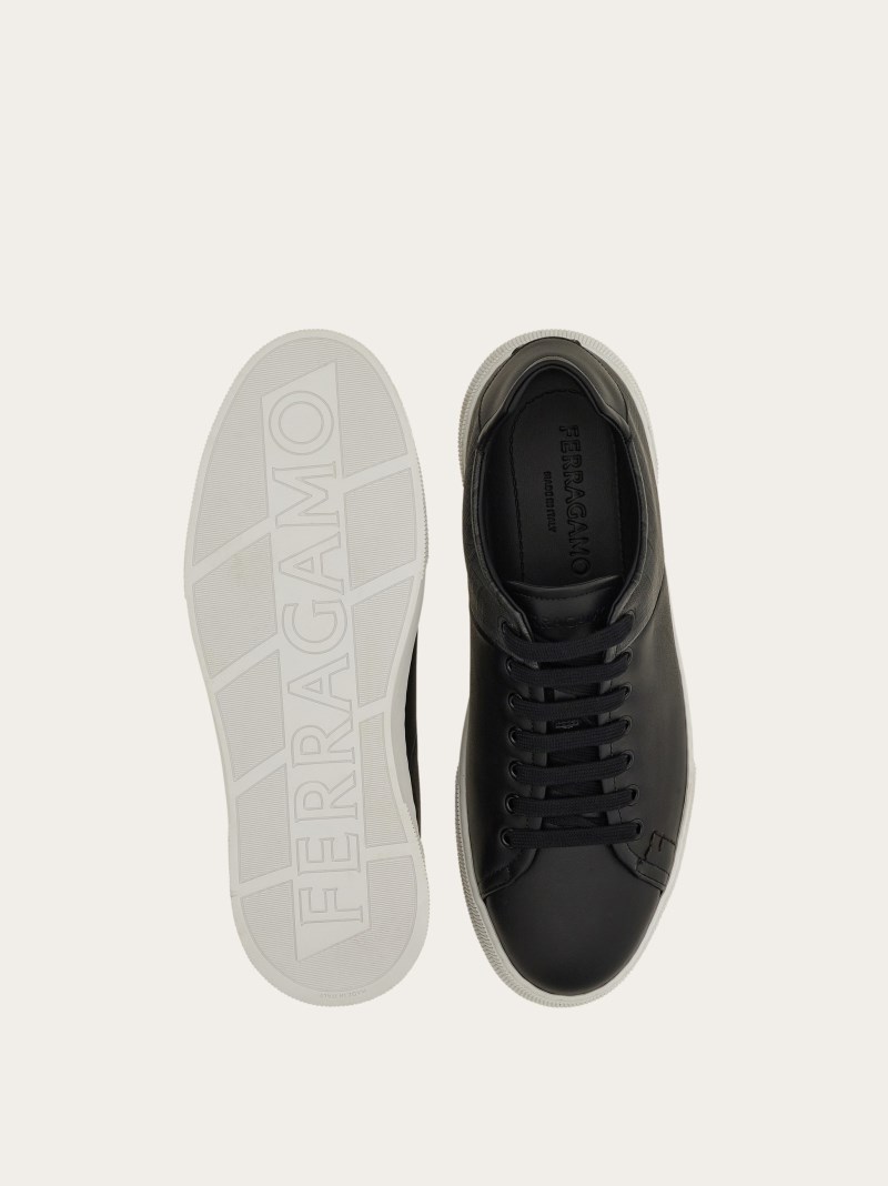 Ferragamo | Men's Low Top Sneaker - Black