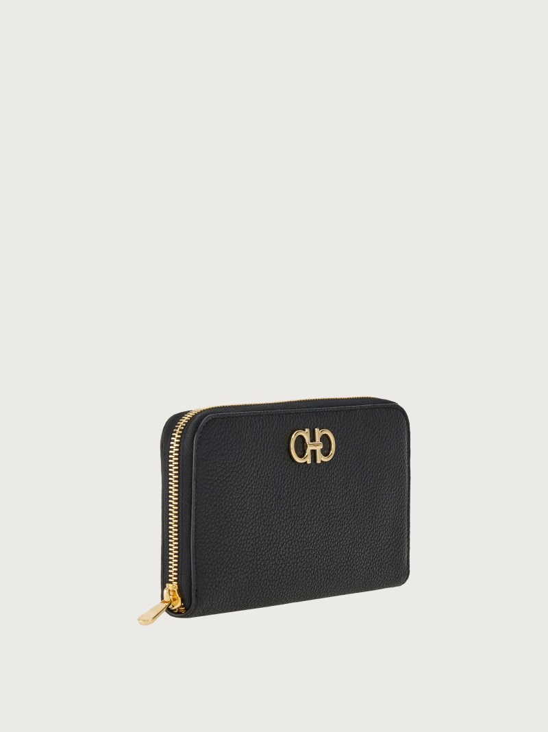Ferragamo | Women's Gancini Continental Wallet - Black