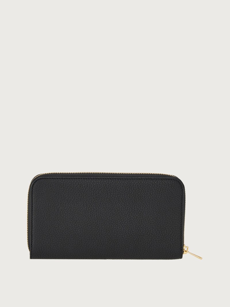 Ferragamo | Women's Gancini Continental Wallet - Black