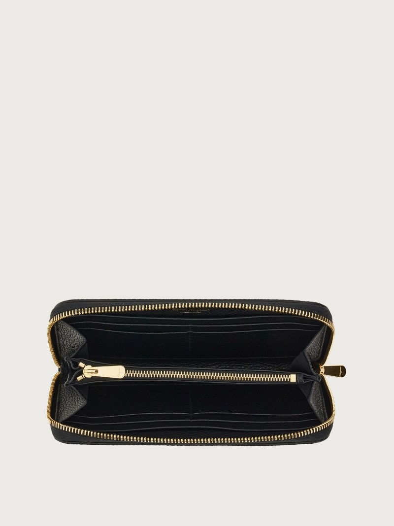 Ferragamo | Women's Gancini Continental Wallet - Black