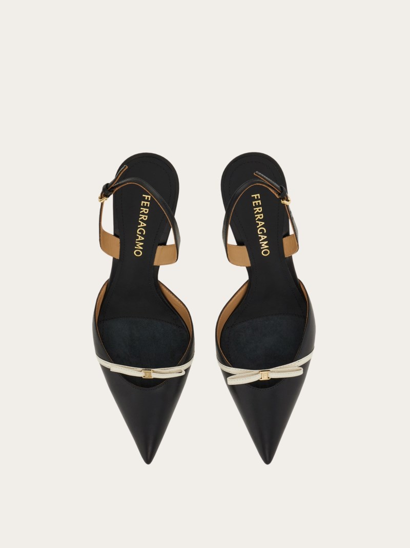 Ferragamo | Women's Mini Bow Slingback - Black