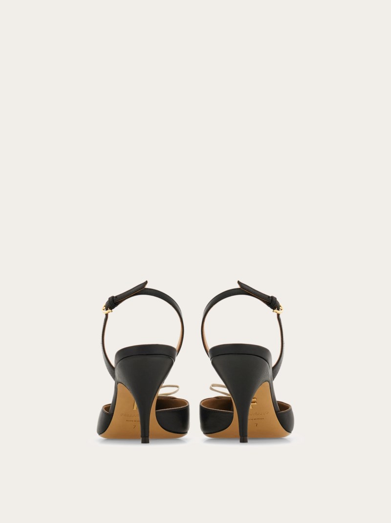 Ferragamo | Women's Mini Bow Slingback - Black
