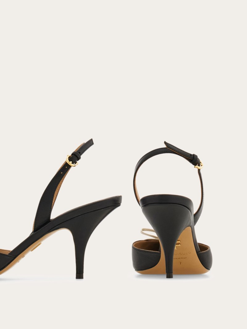 Ferragamo | Women's Mini Bow Slingback - Black