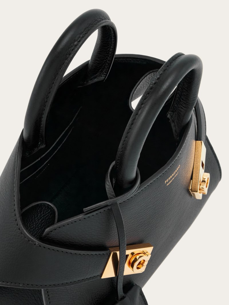 Ferragamo | Women's Hug Handbag - Black