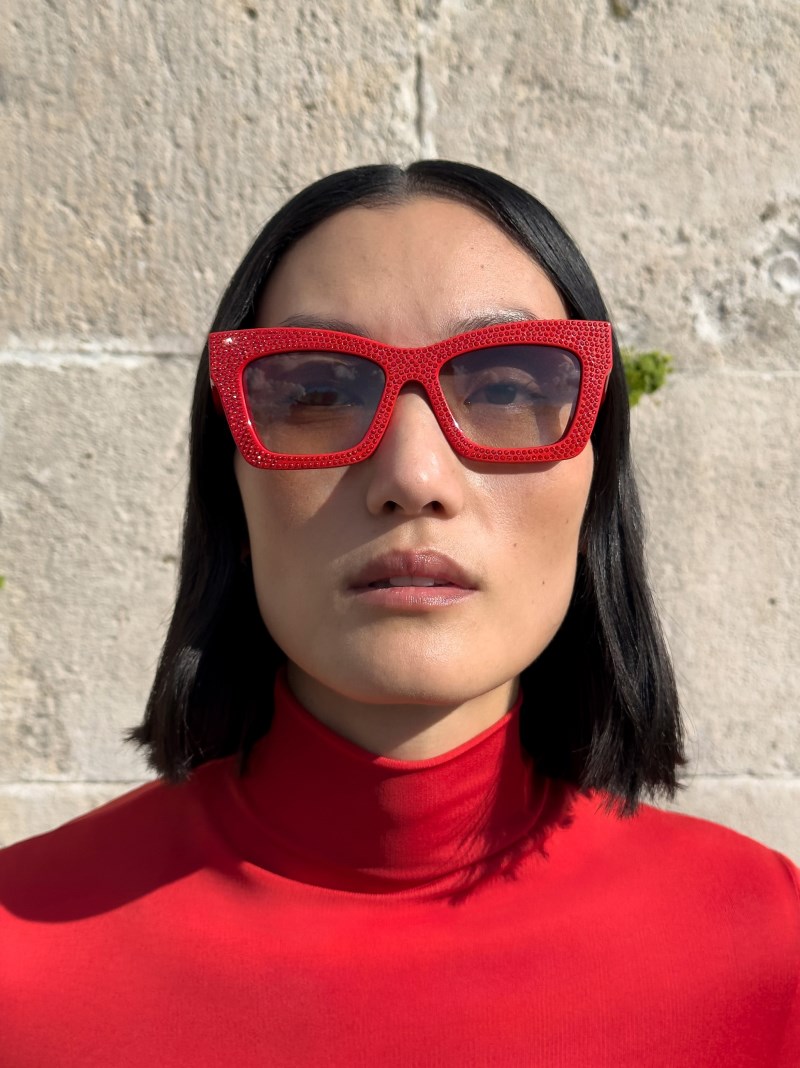 Ferragamo | Women's Sunglasses - Red