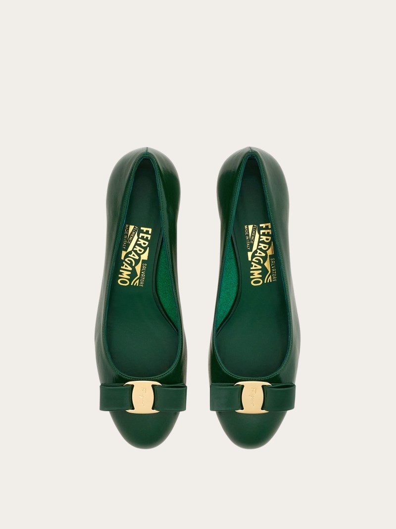 Ferragamo | Women's Vara Pump - Forest Green