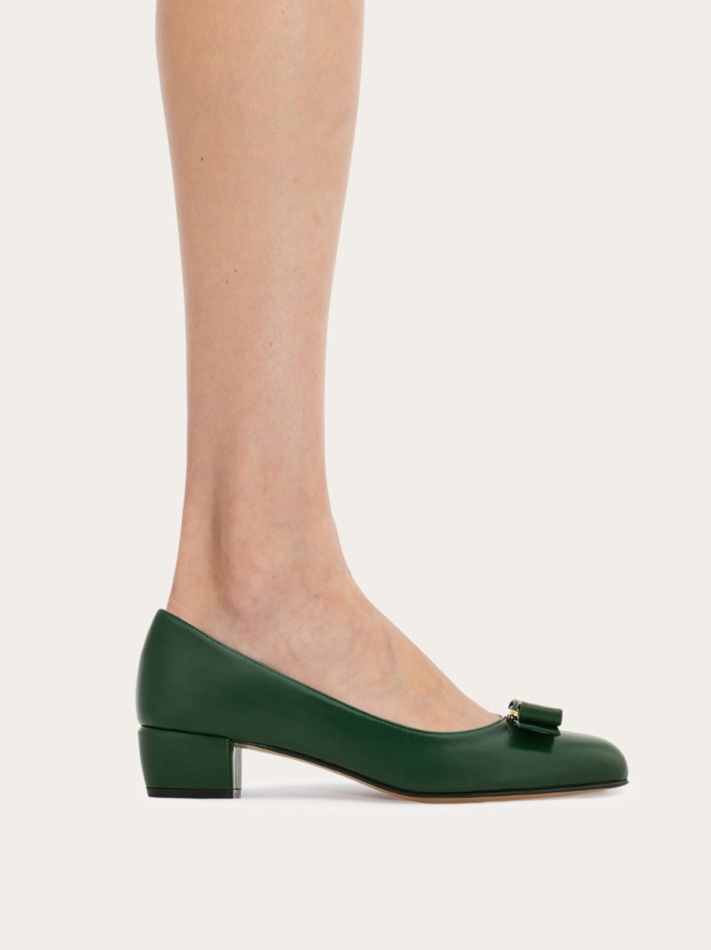 Ferragamo | Women's Vara Pump - Forest Green