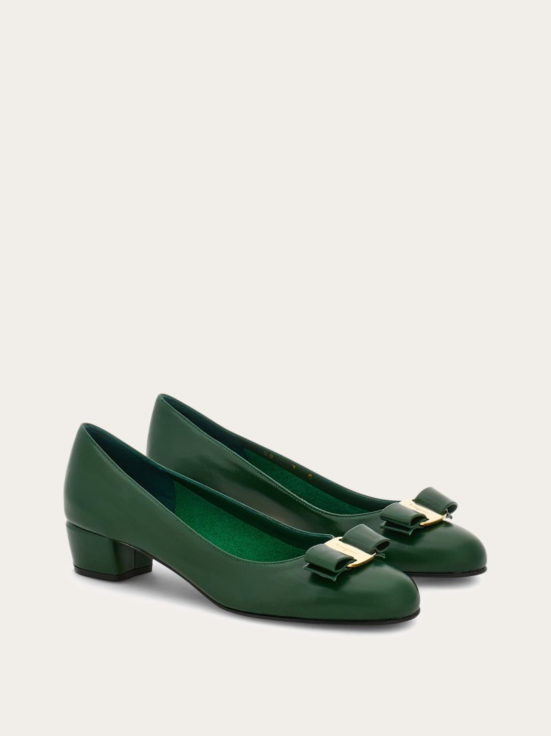 Ferragamo | Women's Vara Pump - Forest Green