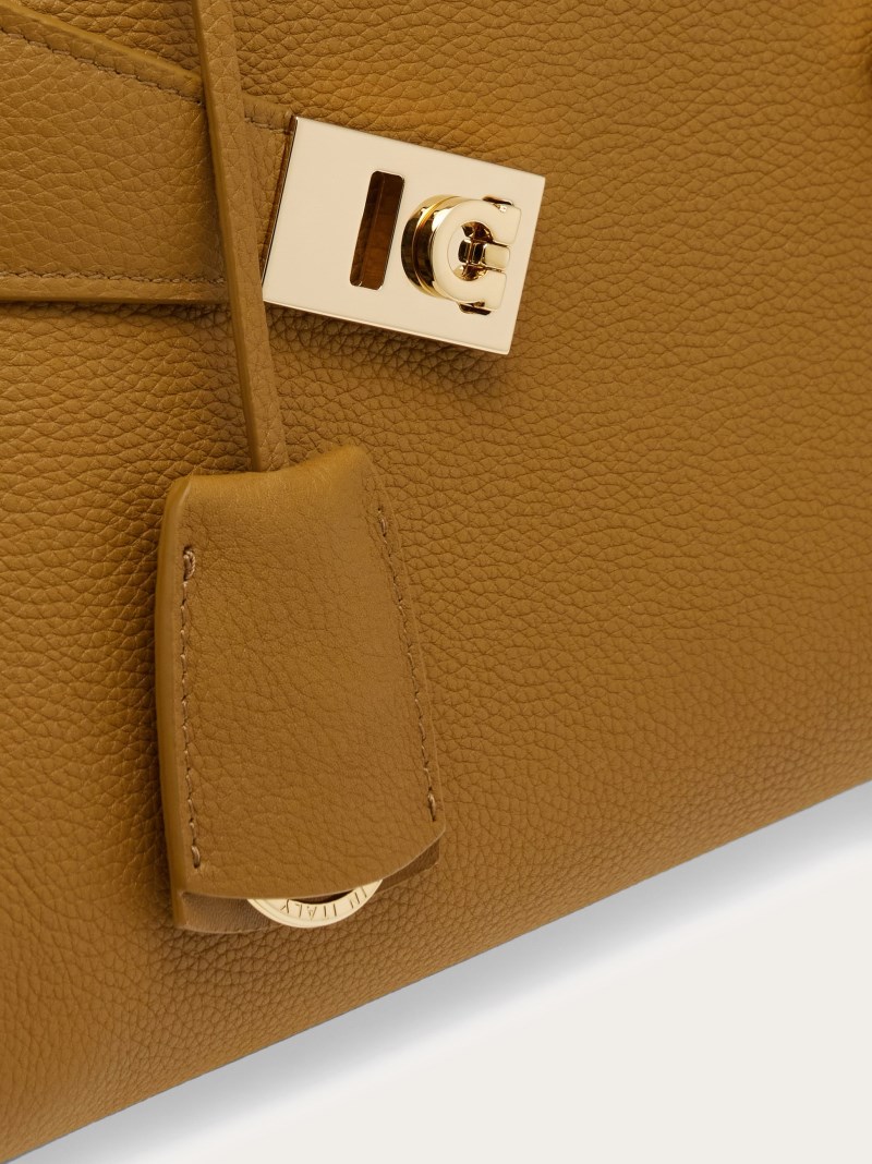 Ferragamo | Women's Hug Handbag - Burnt Ocher